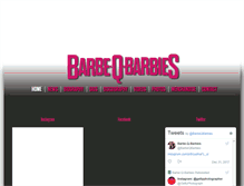 Tablet Screenshot of barbeqbarbies.com